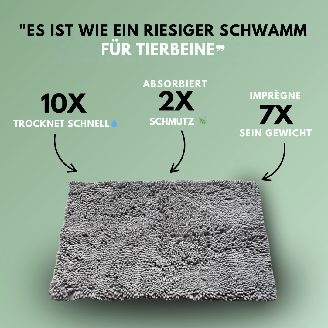 Ultra-saugfähige Matte – Tierpfoten