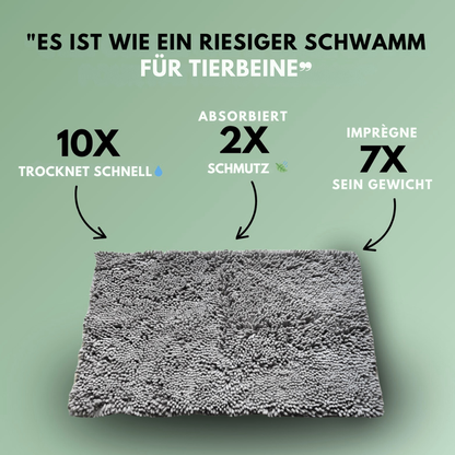 Ultra-saugfähige Matte – Tierpfoten