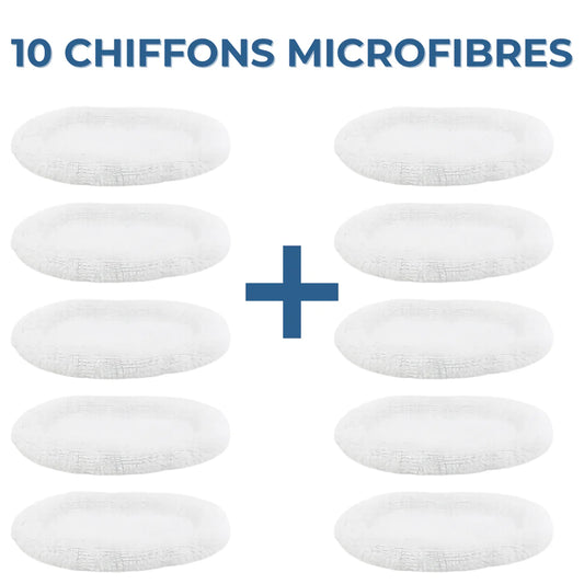 10 Hochleistungs - Mikrofasertücher