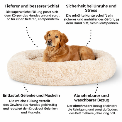 beruhigender Hundekorb
